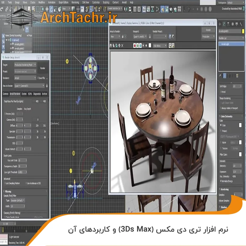 تری دی مکس در معماری