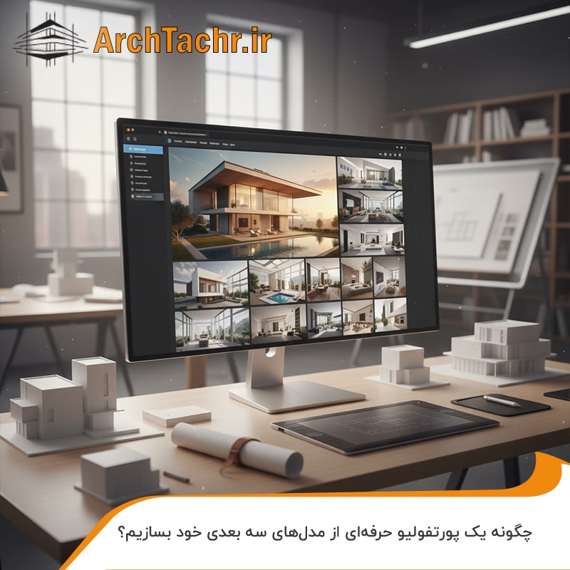 چگونه یک پورتفولیو حرفه ای از مدل های سه بعدی بسازیم؟